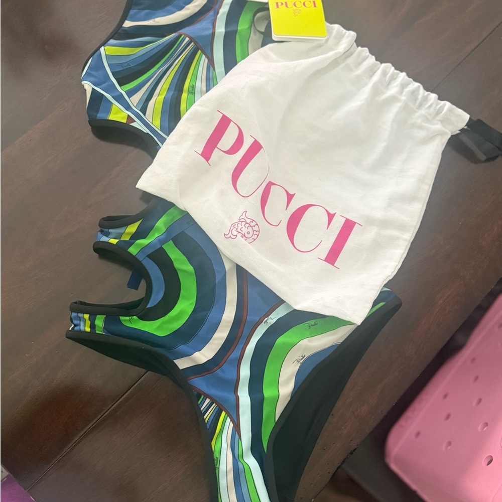 Emilio Pucci Multicolor One Piece Swimsuit